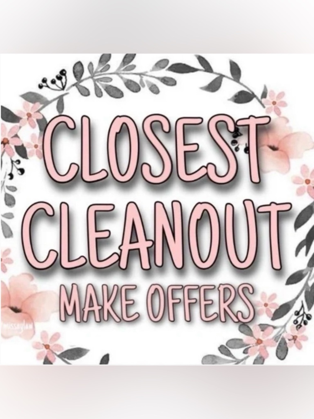Closet Cleanout!! Don’t like the price, make me an offer!!